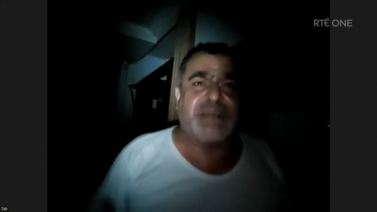 "We are dying by the minute...this is genocide." Irish citizen Zak Hania, who's in besieged Gaza City with his wife and four Dublin-born children, makes an emotional appeal to the Irish government to intervene in the conflict. RTÉ News| #rtept