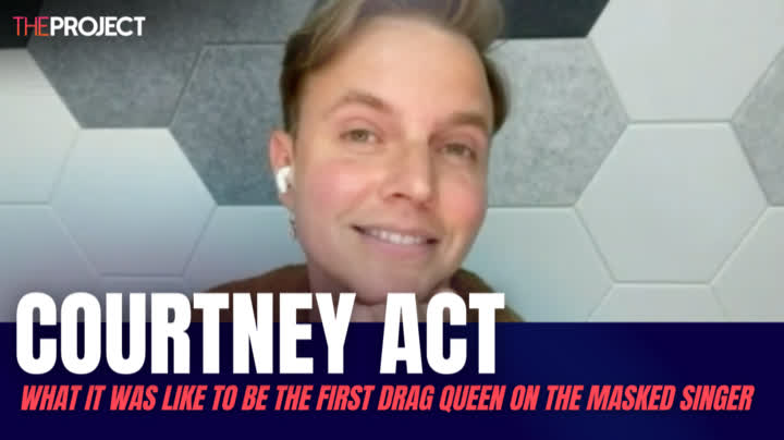 Drag superstar Courtney Act was unveiled as the boot-scootin' bovine, Cowgirl, and Shane Jenek tells us what it was like to be the first drag queen ever to be on The Masked Singer.