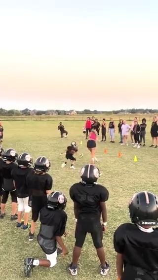 Mom went 1v1 with her son at practice... Just wait for the celebration at the end. 😂 (via elementarycounselor/TikTok)