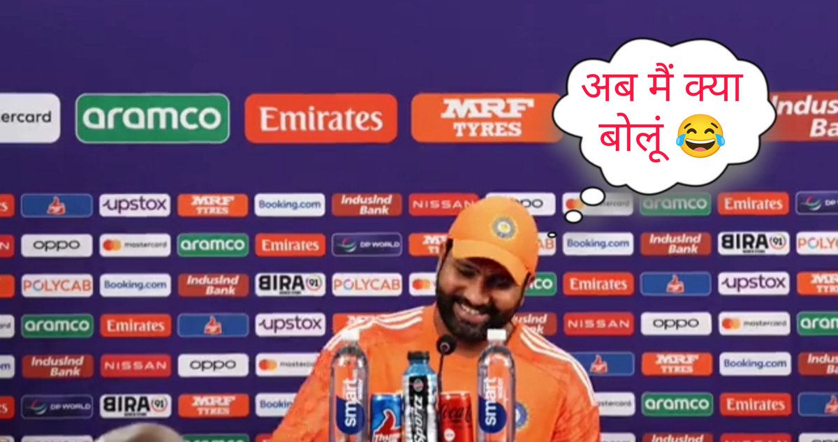 Rohit Sharma when asked about sachin tendulkar’s statue 😂 #INDvsSL