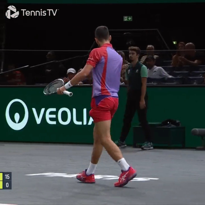 Vintage Novak Djokovic 😮‍💨 ROLEX PARIS MASTERS | #RolexParisMasters