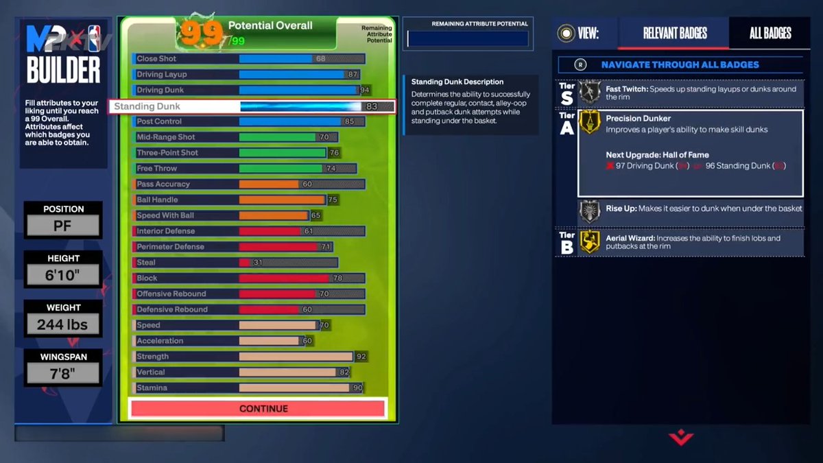 This Community Build Uncle Demi shared on NBA 2KTV has a little bit of everything 👀 Who's running with this High Flyer for their MyPLAYER? 📊