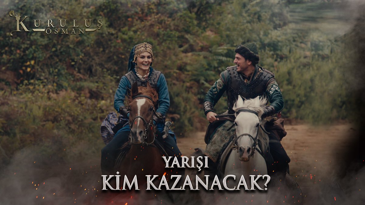 Yarışı kim kazanacak? Alaeddin Bey mi yoksa Gonca Hatun'u yarışı önde bitirecek? #GazaAteşi #KuruluşOsman atv