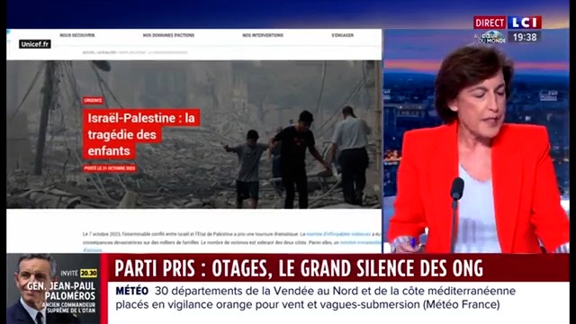 📢 : “Otages, le grand silence des ONG”, le parti pris #politique de @RuthElkrief #24hPujadas #LCI #La26 ⤵️