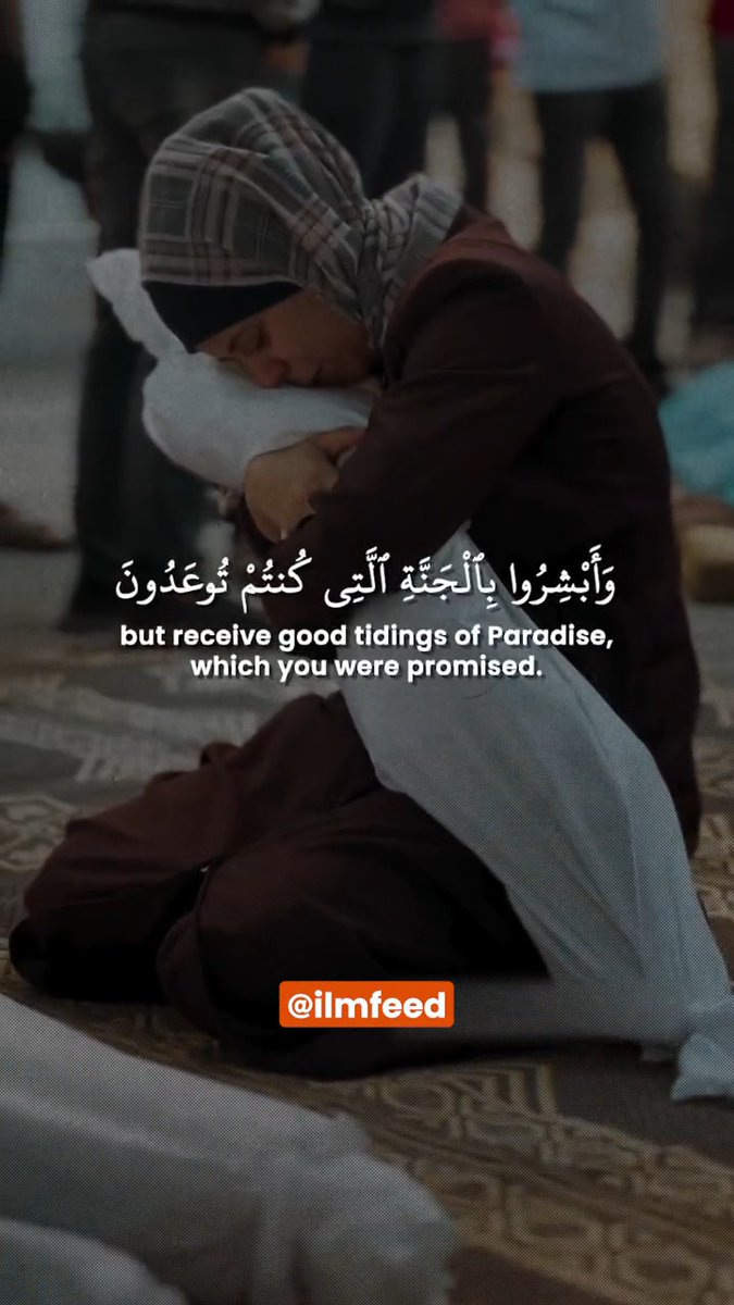 The angels will comfort the believers...