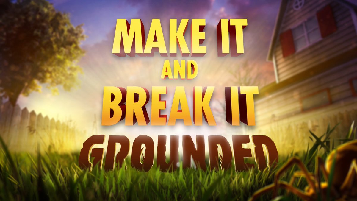 Are you ready to MAKE IT AND BREAK IT?! Build a whole new game yourself in Grounded's newest update available on November 13th, 2023. 🛠️✨ If you want to see the new content and features in action, we're showing it off on the stream RIGHT NOW! 👇 👾