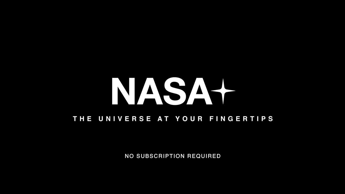We launch more than rockets. This month, we launch our new streaming service, NASA+. No subscription req. No ads. No cost. Family friendly! Emmy-winning live shows Original series On most major platforms