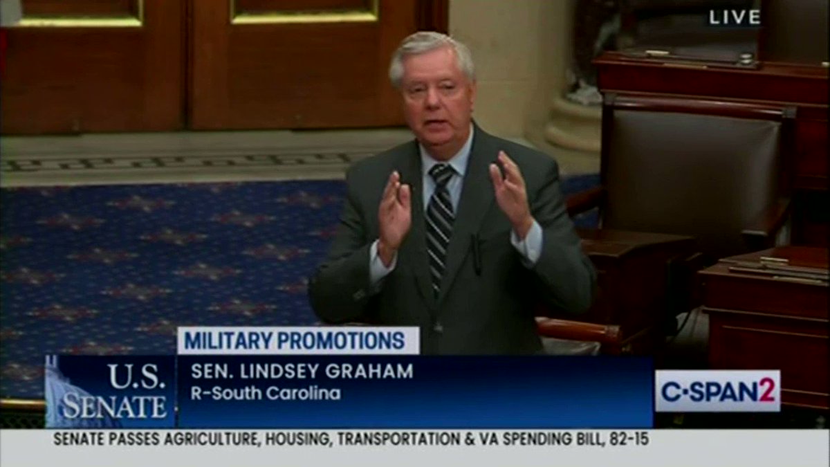 Graham: Here's what's going to happen. You've just denied this lady a promotion. You did that.