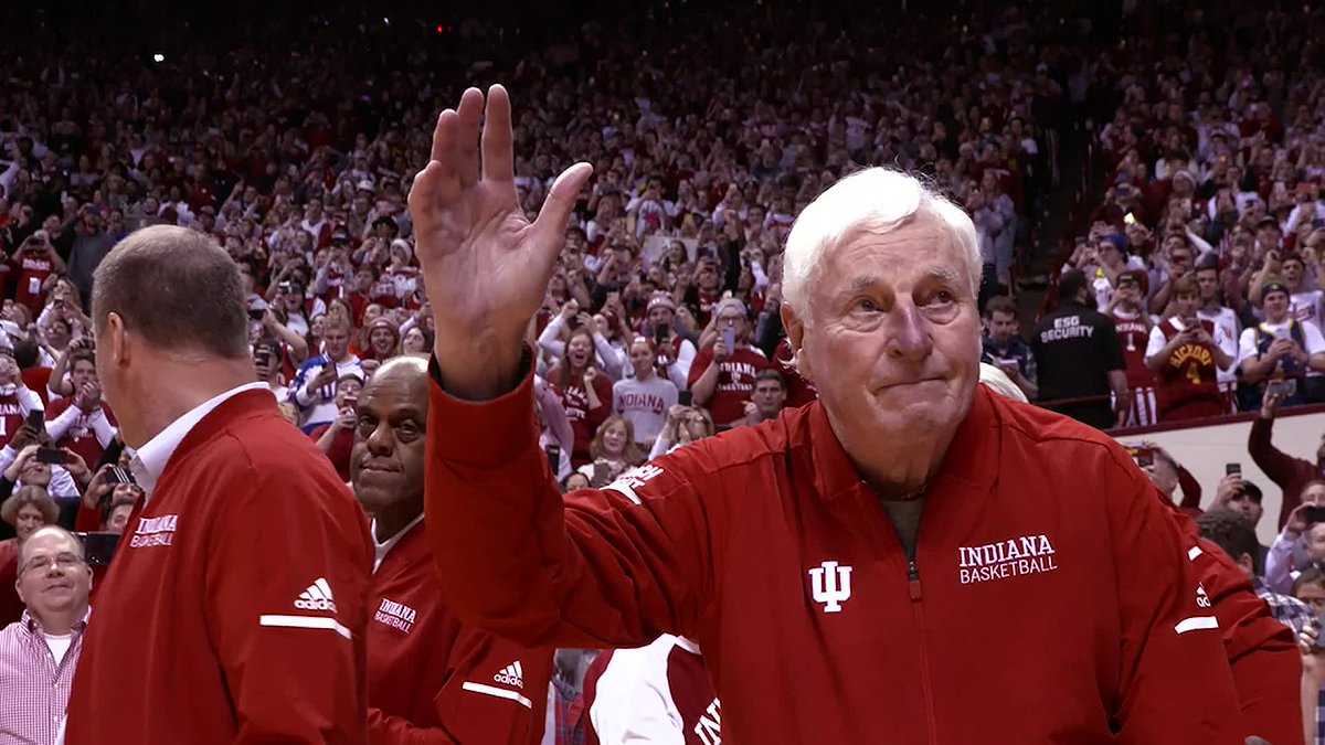 "You're the best, Bobby!" ❤️ We remember the late Bob Knight with his return to Assembly Hall, and all he meant to Indiana and the basketball world.