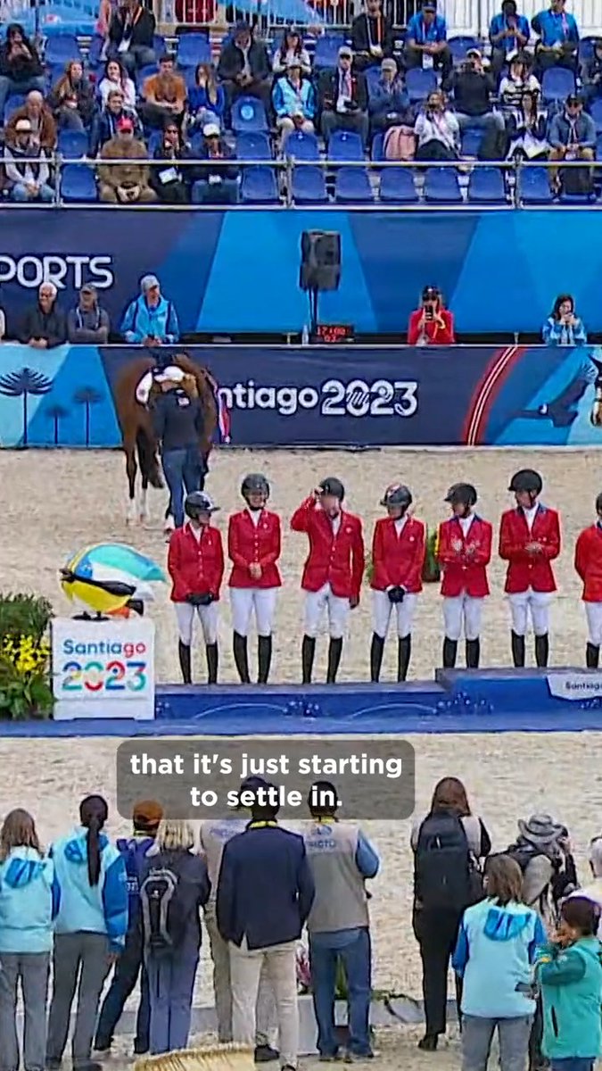 Canada's show jumping team qualifies for the Paris Olympics with Pan Am silver! 🇨🇦🥈 MORE: