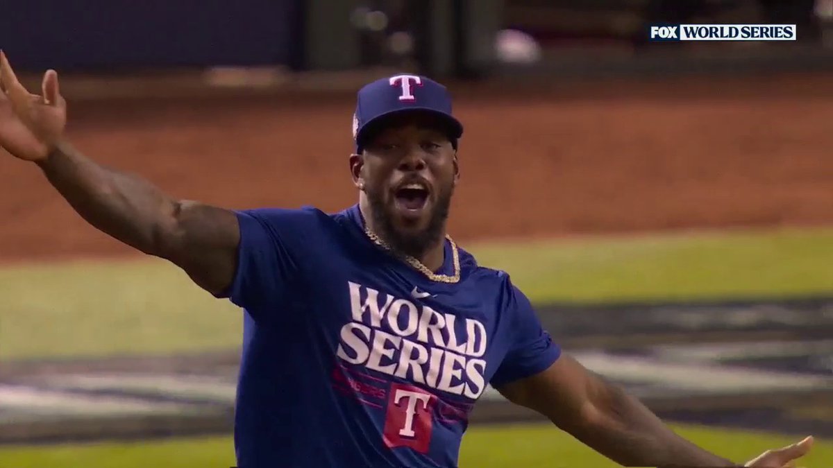 Pure joy from Adolis Garcia 🥹