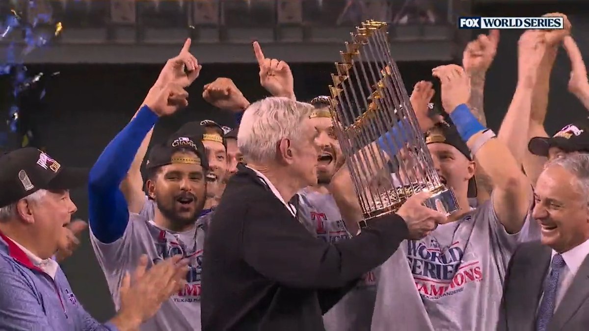 For the first time ever, the Texas Rangers are World Series Champions!