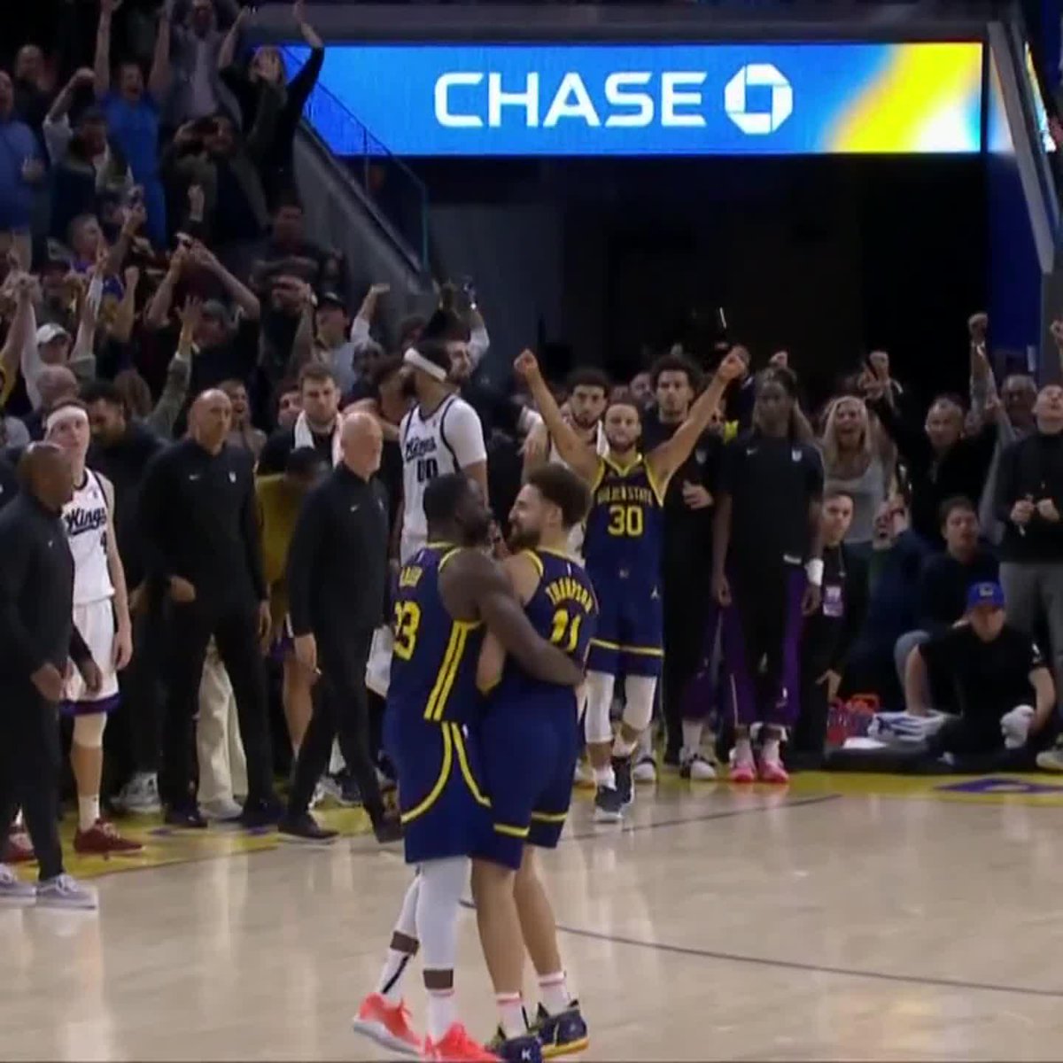 KLAY CALLED GAME 😱 Wild ending to Kings-Warriors‼️