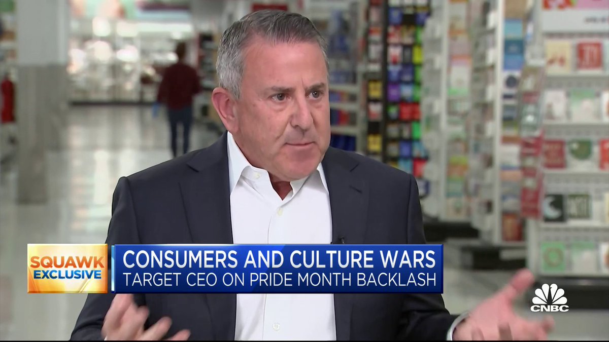 "We've been celebrating heritage moments like Pride for over a decade now. We've never seen that kind of response," says $TGT CEO Brian Cornell. "I knew personally this was not going to be well received. But we had to prioritize the safety of the team."