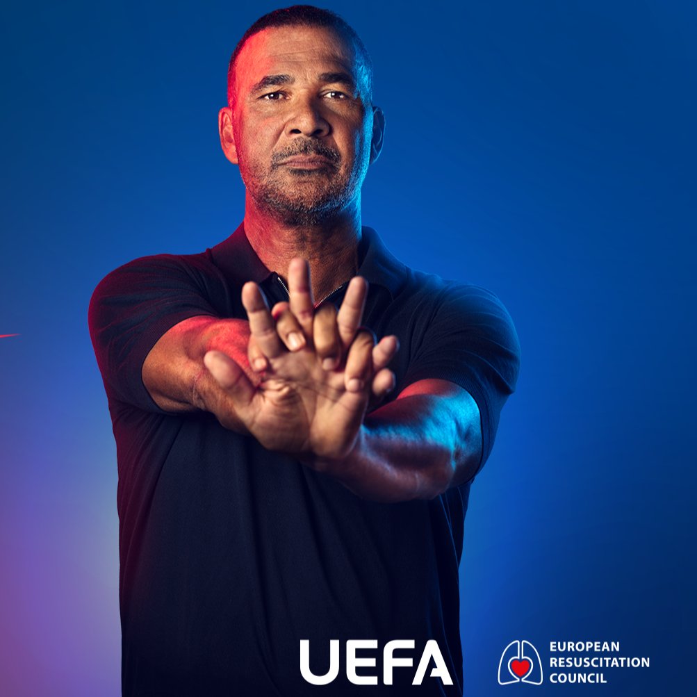 🚑 Sudden cardiac arrest happens to 1 in 1,000 people every year in Europe. 💪❤️ Dutch legend Ruud Gullit is supporting UEFA and ERC - European Resuscitation Council as we train the football community in basic CPR skills. Stay tuned for more soon: ⬇️ #GetTrainedSaveLives