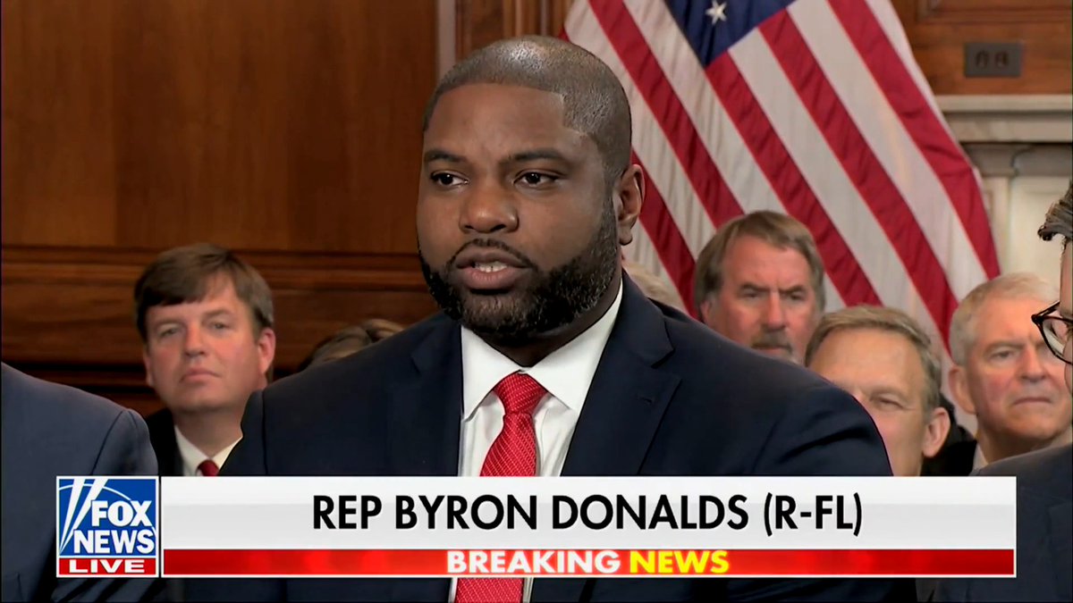Rep. Byron Donalds: “In my district…what do they want to do? Follow the Constitution, cut spending, get our debt under control, secure the southern border, be strong across the globe.”