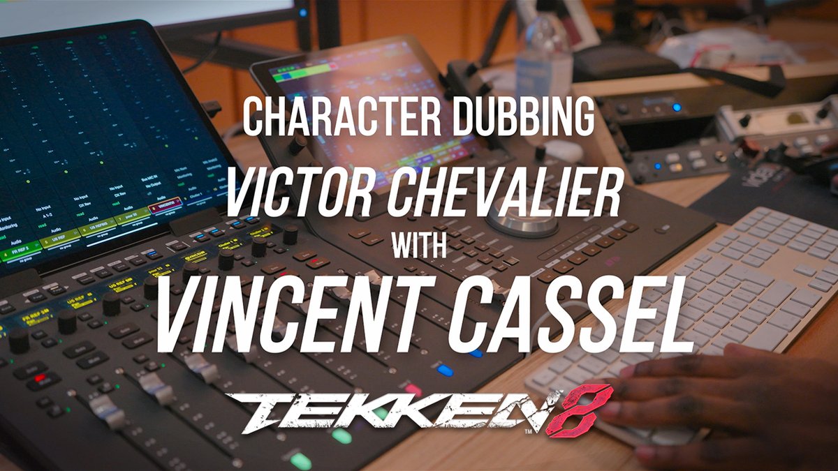 How do you give a voice to a TEKKEN character? Watch as we take you behind the scenes of dubbing the French character Victor Chevalier, voiced by Vincent Cassel, for his reveal in #TEKKEN8! Pre-order TEKKEN 8 🤜