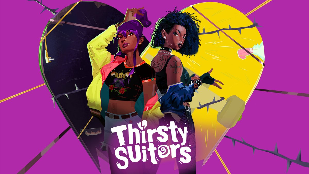 THIRSTY SUITORS from @OuterloopGames is now available on Xbox, PlayStation, Switch, and PC. 💦 Xbox // PlayStation // Switch // Steam //