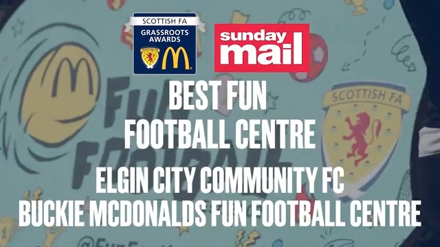 Congratulations to Elgin City Community FC; they won the Best Fun Football Centre award for their organisation of the Buckie McDonald’s McDonald’s Fun Football Centre. McDonald’s Fun Football | Sunday Mail Sport