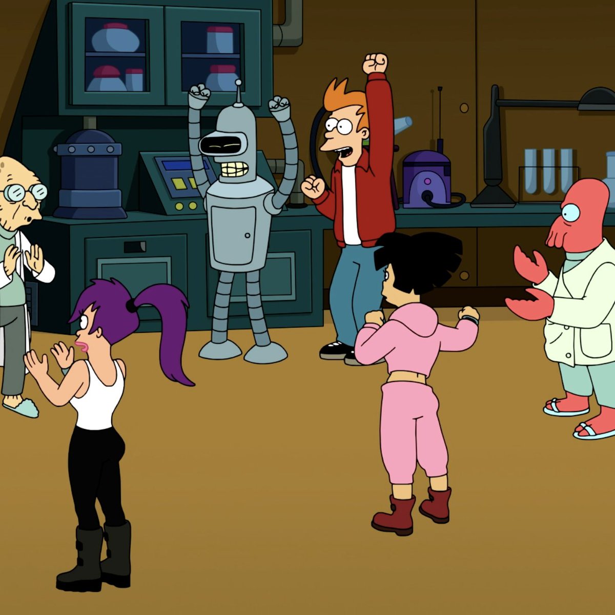 Here we go again. 🚀 #Futurama has been renewed for two more seasons.