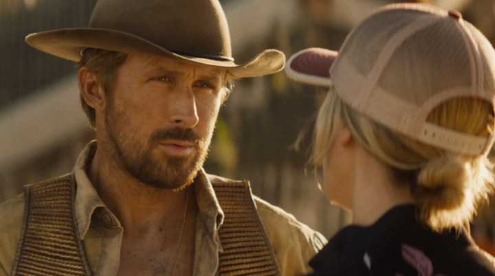 He's just...a stuntman. 🔥 #RyanGosling and #EmilyBlunt star in #TheFallGuy, in theaters March 1, 2024.