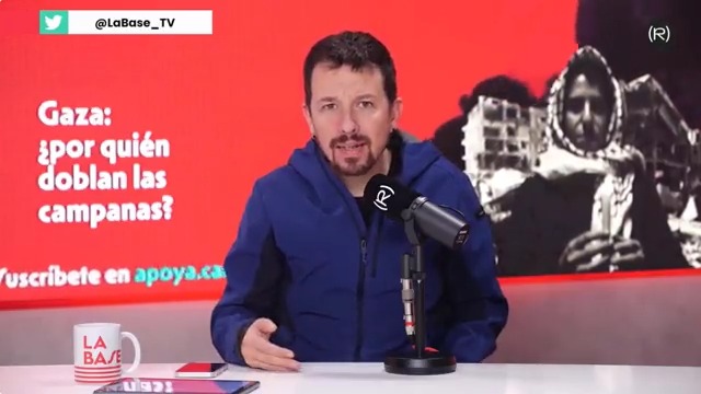 "Decir lo que ha dicho ahí Ferreras no solo es hurtar a la ciudadanía española su derecho constitucional a recibir una información veraz, es cooperar para encubrir la responsabilidad de asesinatos de niños pequeños" Pablo Iglesias 📺 La Base |