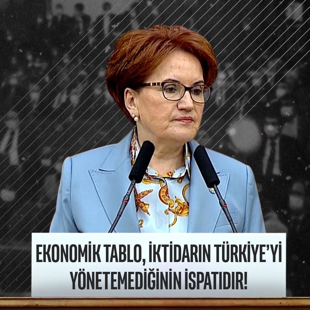 Cumhuriyetimizin 100. yılında, vatandaşlarımızın ağır bedeller ödemesine sebep olan bu ekonomik tablo; Türkiye için bir utanç vesikasıdır. Bu tablo, iktidarın Türkiye’yi yönetemediğinin buz gibi ispatıdır!