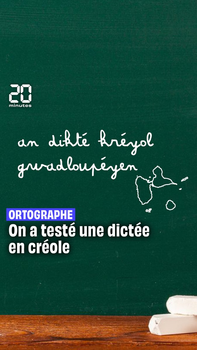 Quatre journalistes de « 20 Minutes » ont pris un cours de créole suivi d'une dictée à l'occasion de la journée internationale des langues et des cultures créoles #créole #langue #culture #dictée