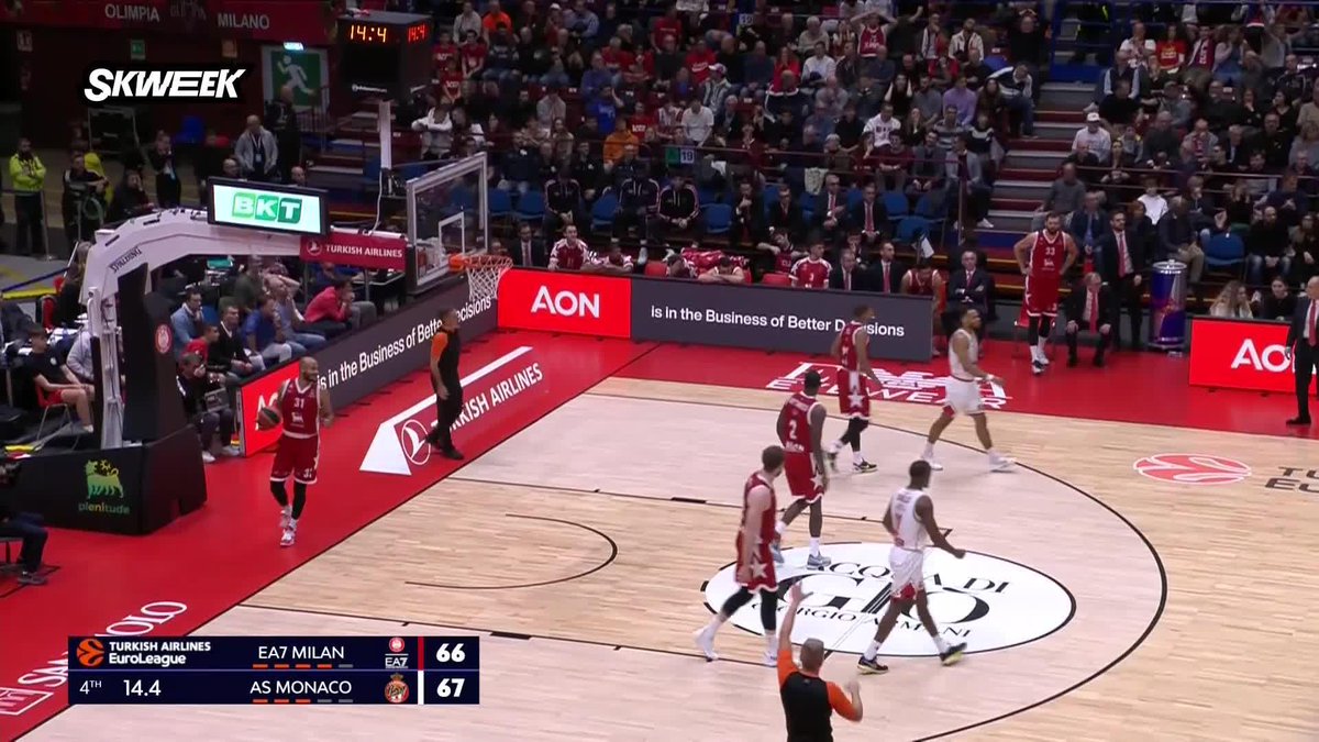 MIKE JAMES FOR THE WINNNNN ! 🔥 AS Monaco Basket 🇲🇨 x EuroLeague #SKWEEKLive #EveryGameMatters