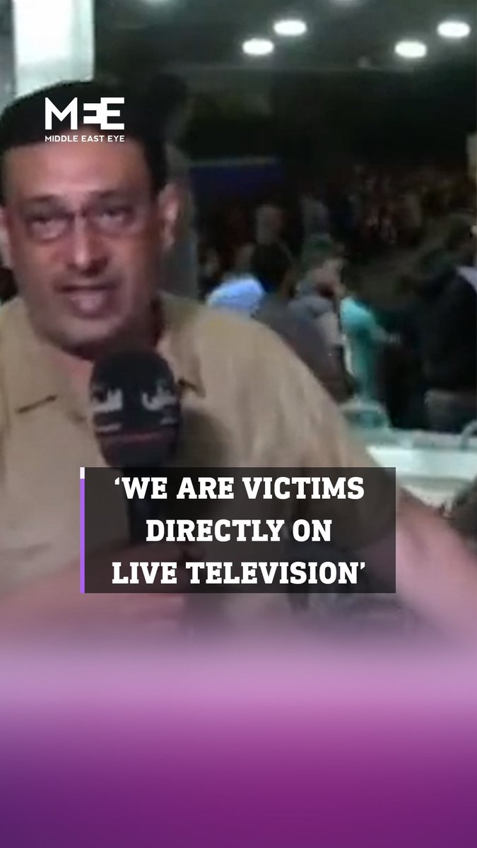 “Our colleague, Mohammed Abu Hatab was here, just half an hour ago. And now he has left us.” A journalist in Gaza broke down on live television after his colleague was killed by an Israeli air strike, along with his wife, son, and brother, and many other victims from his family