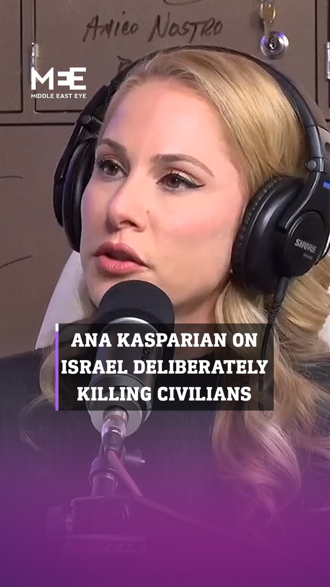 Ana Kasparian, American political commentator and journalist, discussed why she believes that Israel is deliberately killing innocent Palestinian civilians, on the PBD podcast last week