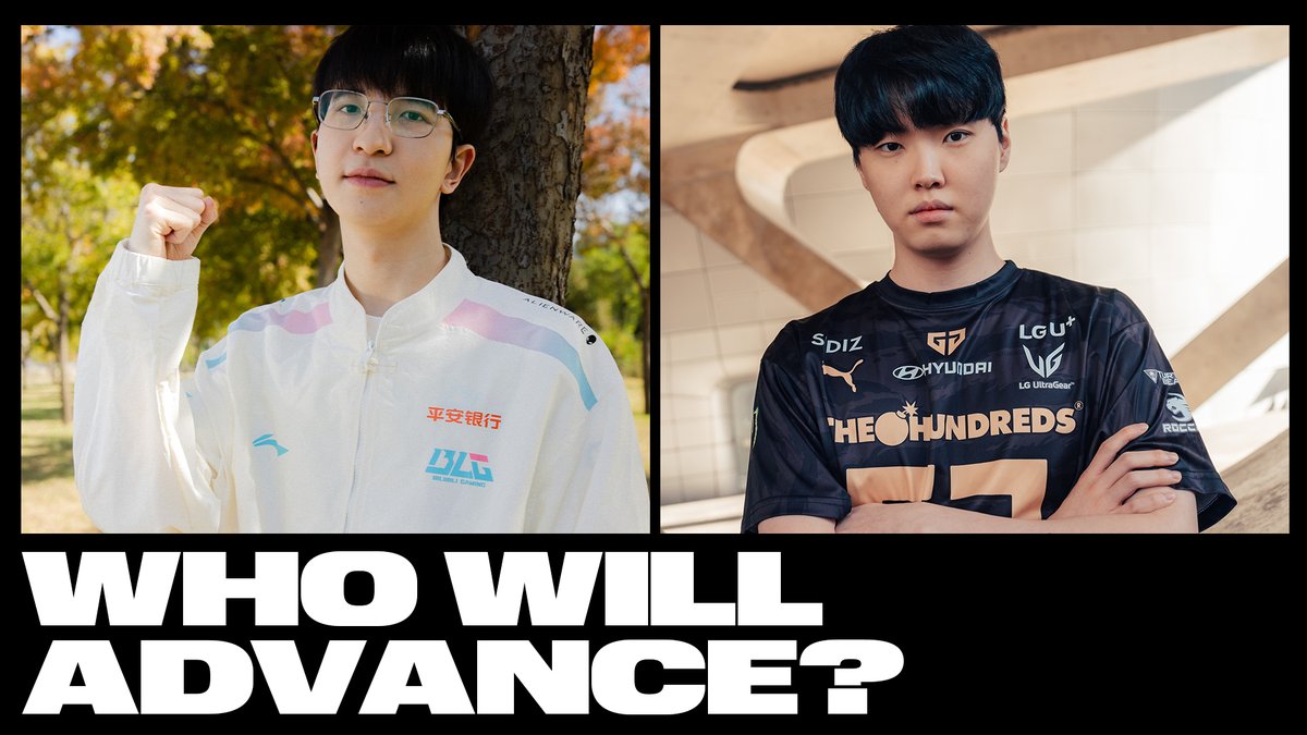 "I'm not shaking at all...but my opponents should be." Can Bilibili Gaming repeat their 3-0 performance from MSI, or will Gen.G Esports get their revenge? The second #Worlds2023 Quarterfinal starts at 1AM PDT / 9AM CET / 5PM KST!
