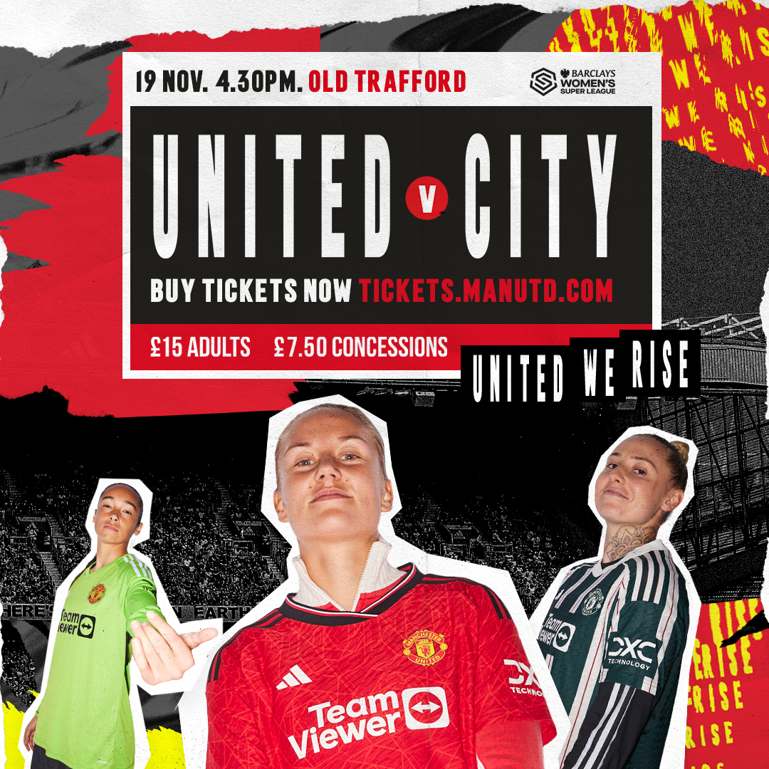 The #WSL is coming to Old Trafford 🔜 Secure your seat today — time's running out! 🏟️👇 #MUFC || #MUWomen