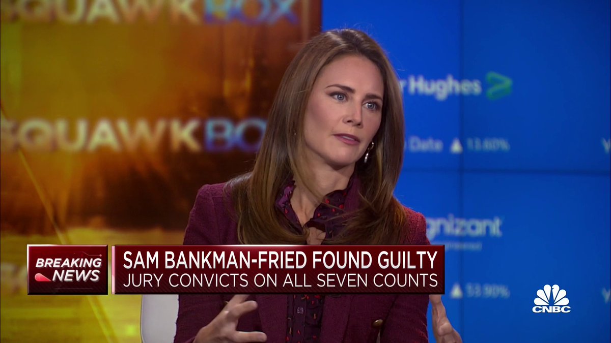 BREAKING: FTX founder Sam Bankman-Fried has been found guilty on all seven criminal counts in the FTX fraud trial and now faces over a hundred years in prison. Kate Rooney joins with more: