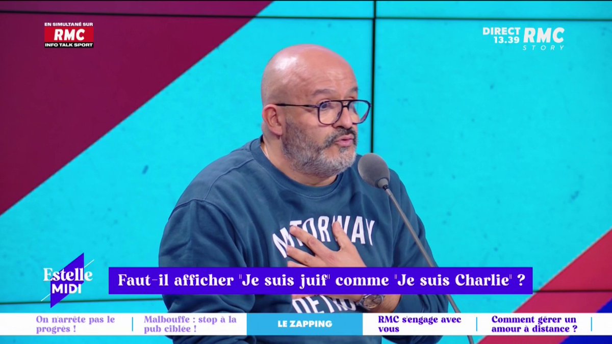 📺 Zapping 🗣️ Benjamin Amar : "Ça fait 20 ans que je suis prof dans des quartiers dits "défavorisés" avec des élèves majoritairement arabo-musulmans, je n'ai jamais eu l'ombre d'un souci ! Je tiens à le dire... On a besoin d'une parole rassembleuse !" #EstelleMidi