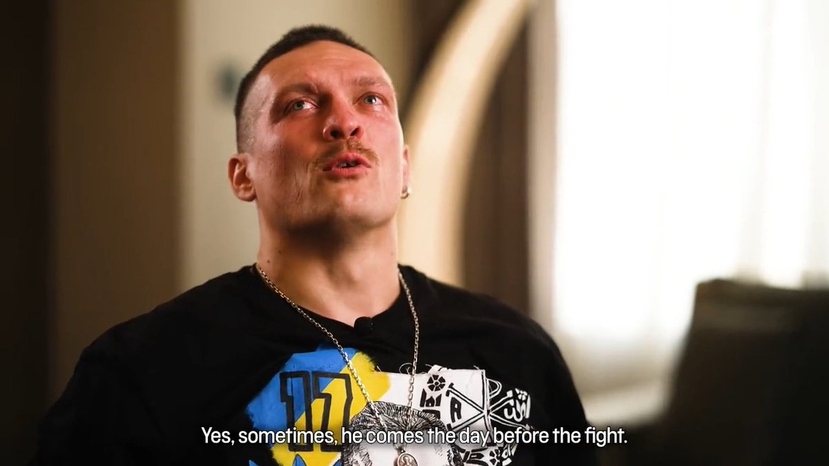 Goosebumps 🥹 Oleksandr Usyk talking about his late father will give you chills 🙏 @Usykaa had us and Steve Bunce crying here 🥲