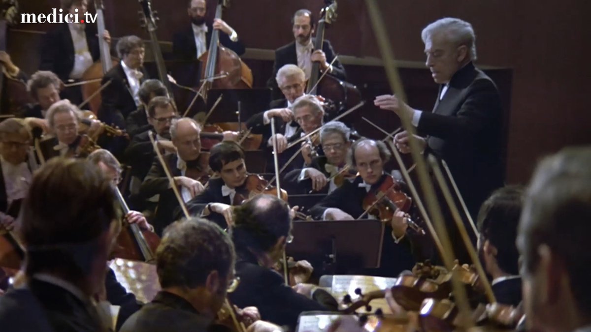 🤩🎶 Herbert von Karajan and Beethoven are the best combination to cheer up your day! Check out the unforgettable maestro conducting the Berliner Philharmoniker in a fiery interpretation of Beethoven’s Symphony No.4! 🤩🎶
