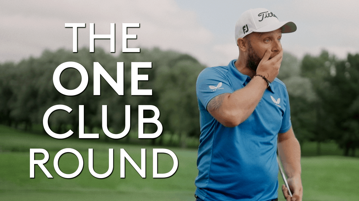 Can Andy Sullivan break 80 with just ONE club? Andy Sullivan | #TheOneClubRound