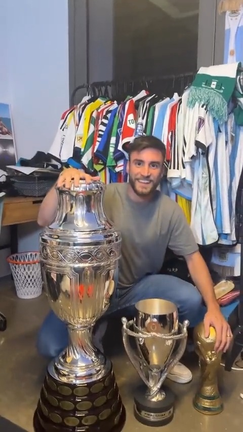 El sueño del pibe lo acaba de cumplir Nico Tagliafico. 🇦🇷🤯