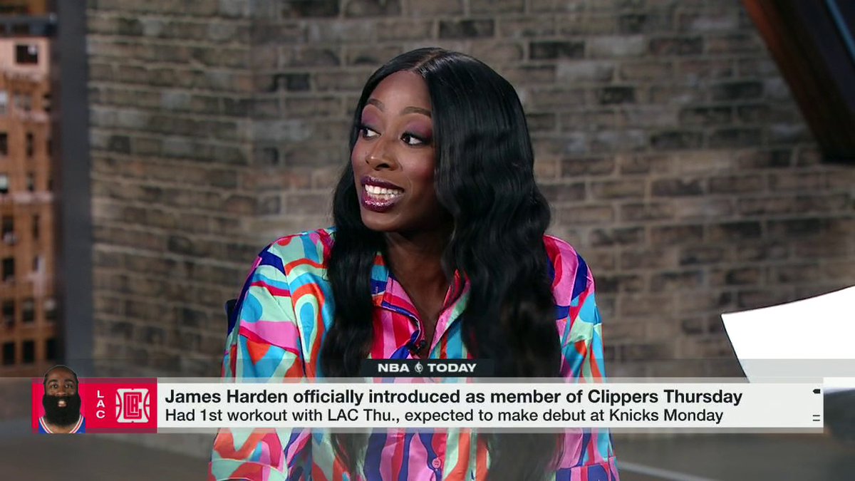 .Chiney Ogwumike thinks Harden needs to work within the Clippers' "system" for a better chance to win.