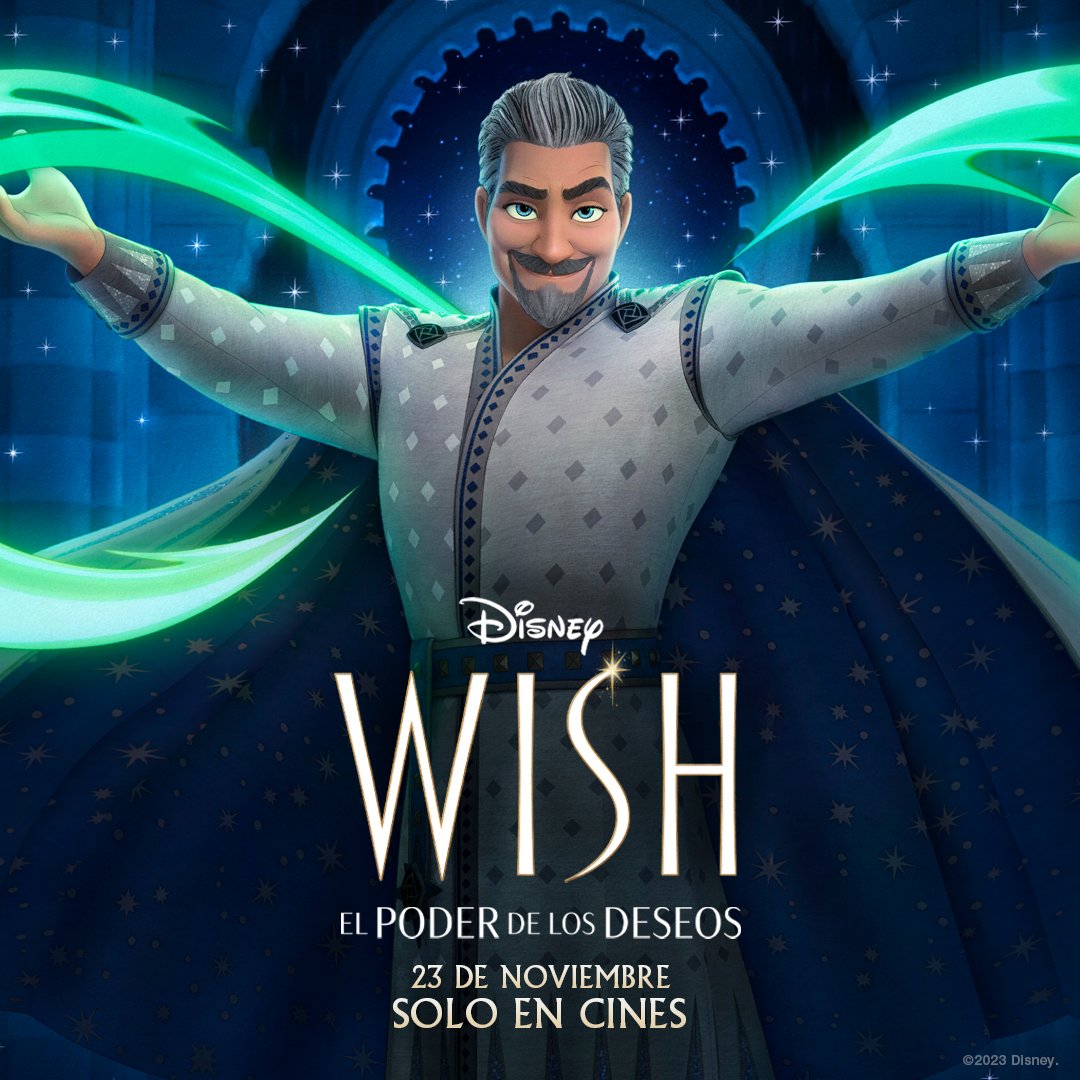 Asha luchará contra el Rey Magnífico por los deseos de Rosas. #Wish: El Poder de los Deseos, 23 de noviembre, solo en cines.