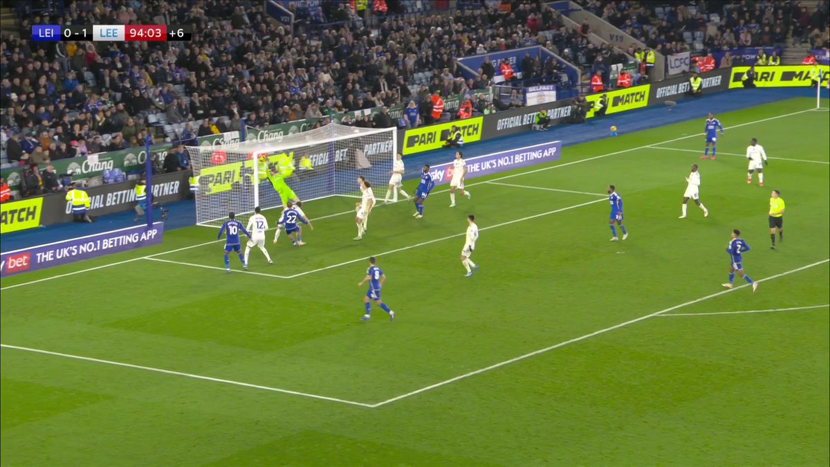 Outrageous save from Meslier! #LUFC