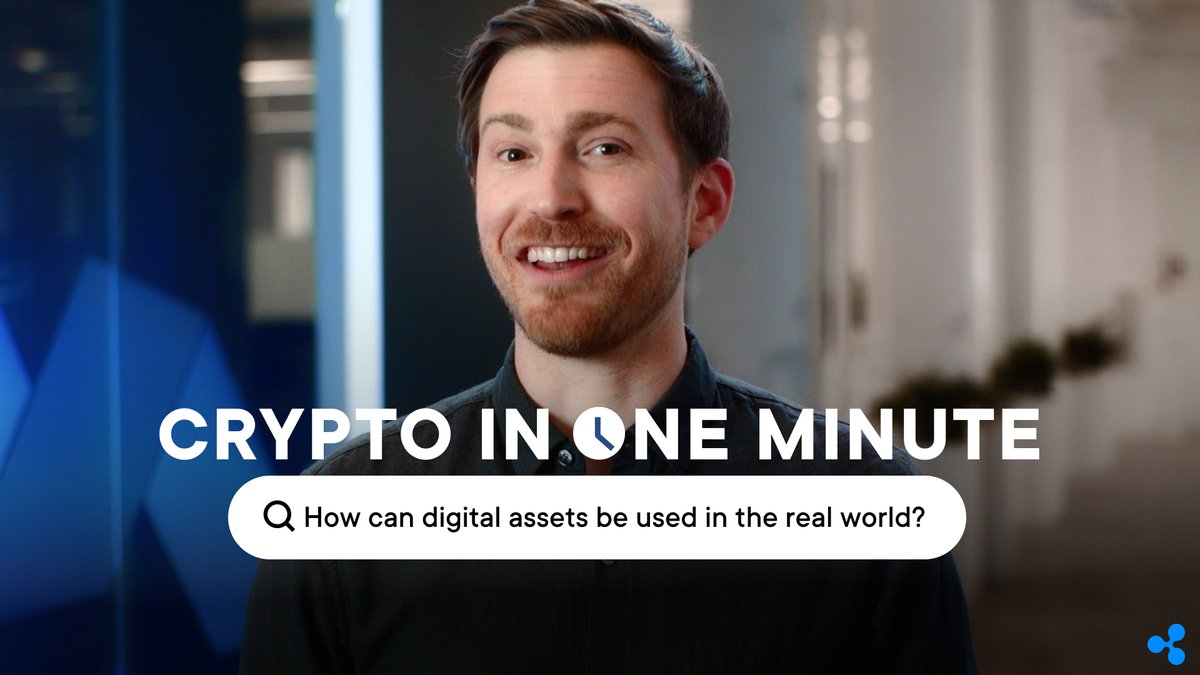 Digital assets allow for: ↔️ Transferability 🧾 Proof of ownership 🛜 Availability Brendan Berry expands on how digital assets are being used in the real world in the latest #CryptoInOneMinute.⏱️