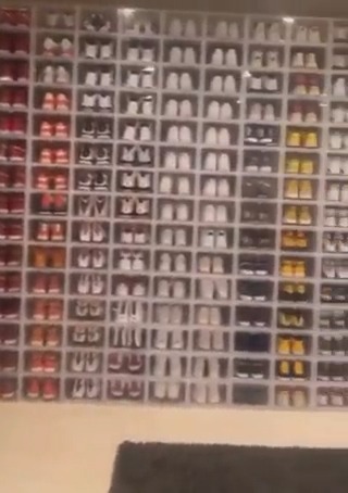 #offset shows off his insane shoe collection 🤯🔥 OFFSET "This ain't even half of it"