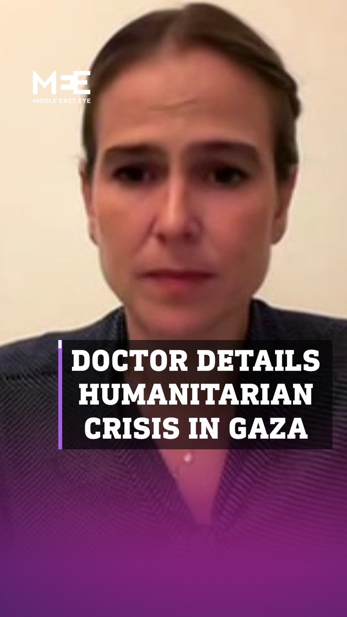 “There’s an acronym that is unique to Gaza strip and it’s WCNSF: Wounded Child No Surviving Family” Dr Tanya Haj-Hassan, a pediatric intensive care doctor for Doctors Without Borders appeared on BBC News to discuss the dire conditions in Gaza