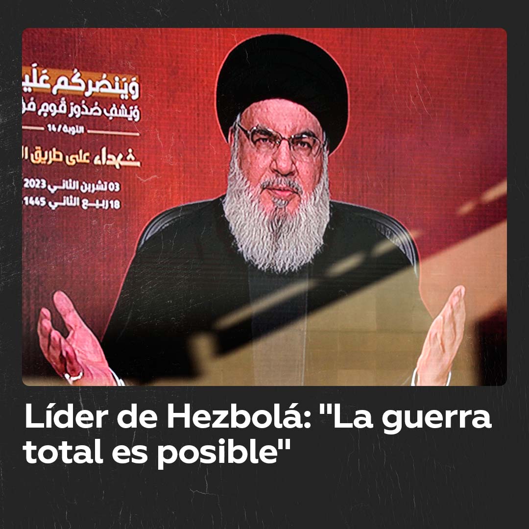 Líder de Hezbolá se pronuncia sobre el conflicto en Gaza Miles de personas se reunieron en la capital del Líbano, Beirut, para escuchar la intervención, en la que agradeció a las fuerzas iraquíes y yemeníes por tomar medidas para defender a los palestinos.