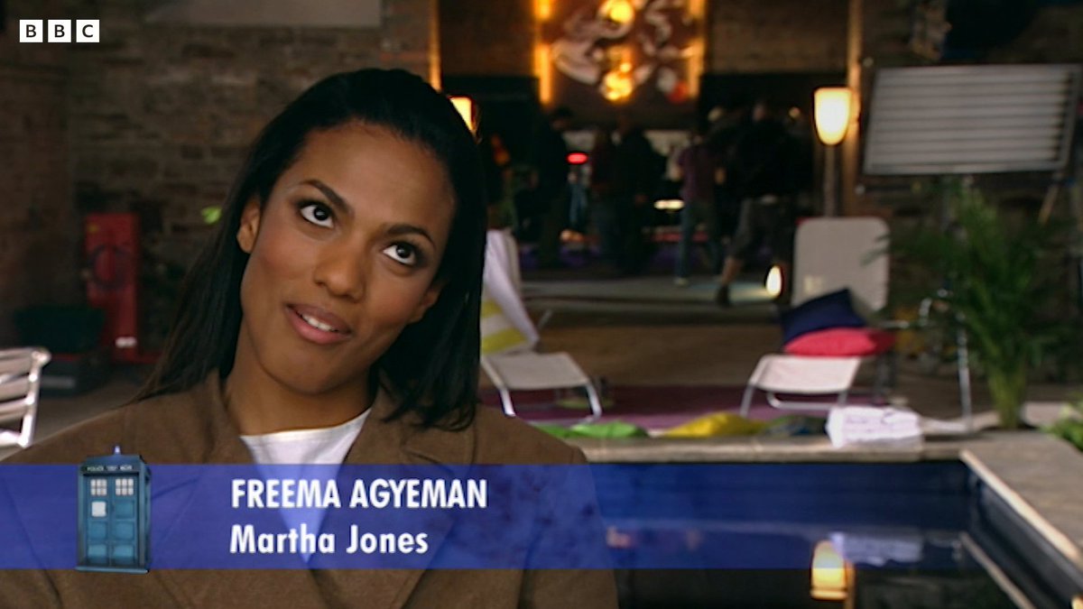 Welcome back Martha! Freema Agyeman shares what it was like to return to the TARDIS in 'The Sontaran Stratagem'... #DoctorDonnathon