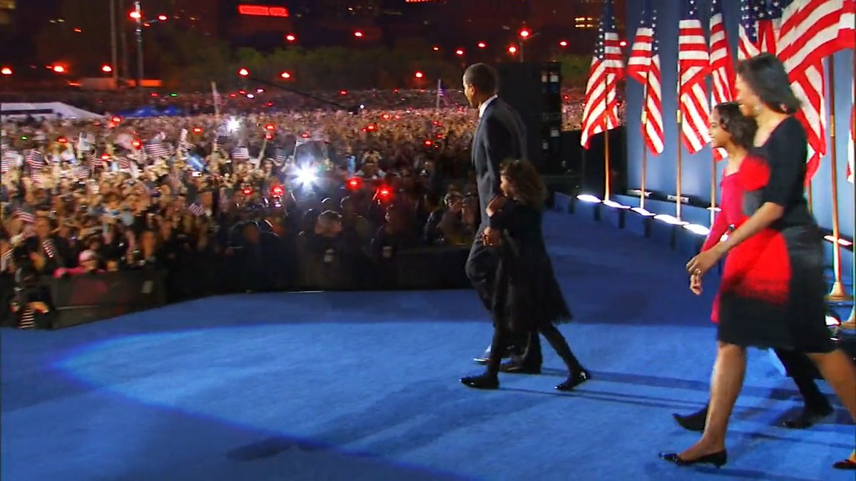 15 years ago today, then-Senator Barack Obama was elected president. Take a look back at his remarks from Grant Park in Chicago that night: