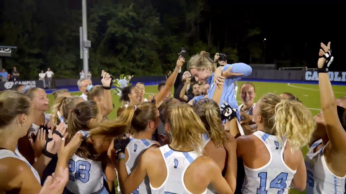 Seven straight ACC Championships for Carolina Field Hockey! Erin Matson continues to make history becoming the first ACC field hockey coach to win the title in their first season 🏆