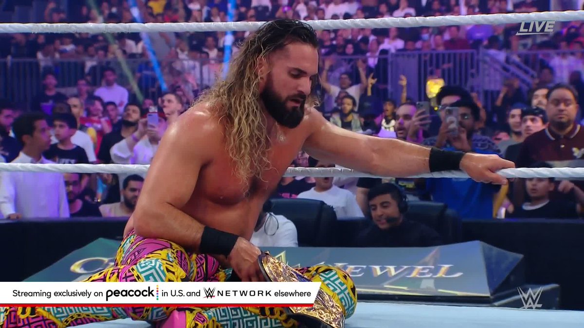 Señor #MITB has arrived at #WWECrownJewel! BUT, WAIT A MINUTE...